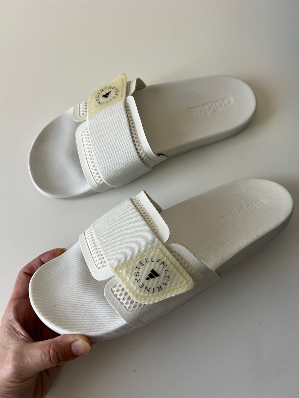 Adidas by Stella McCartney Women White Slide Sandals 9
